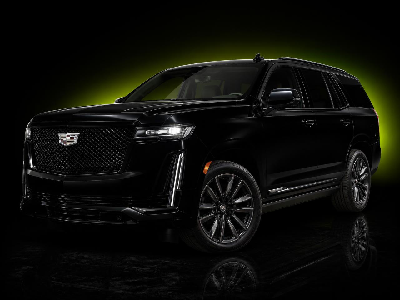 Black luxury SUV in a rental fleet